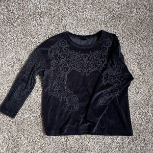 ZARA Velvet Sweater
